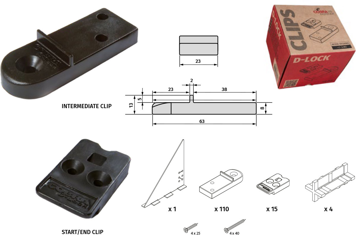 FD0600 - Cobra D-lock set