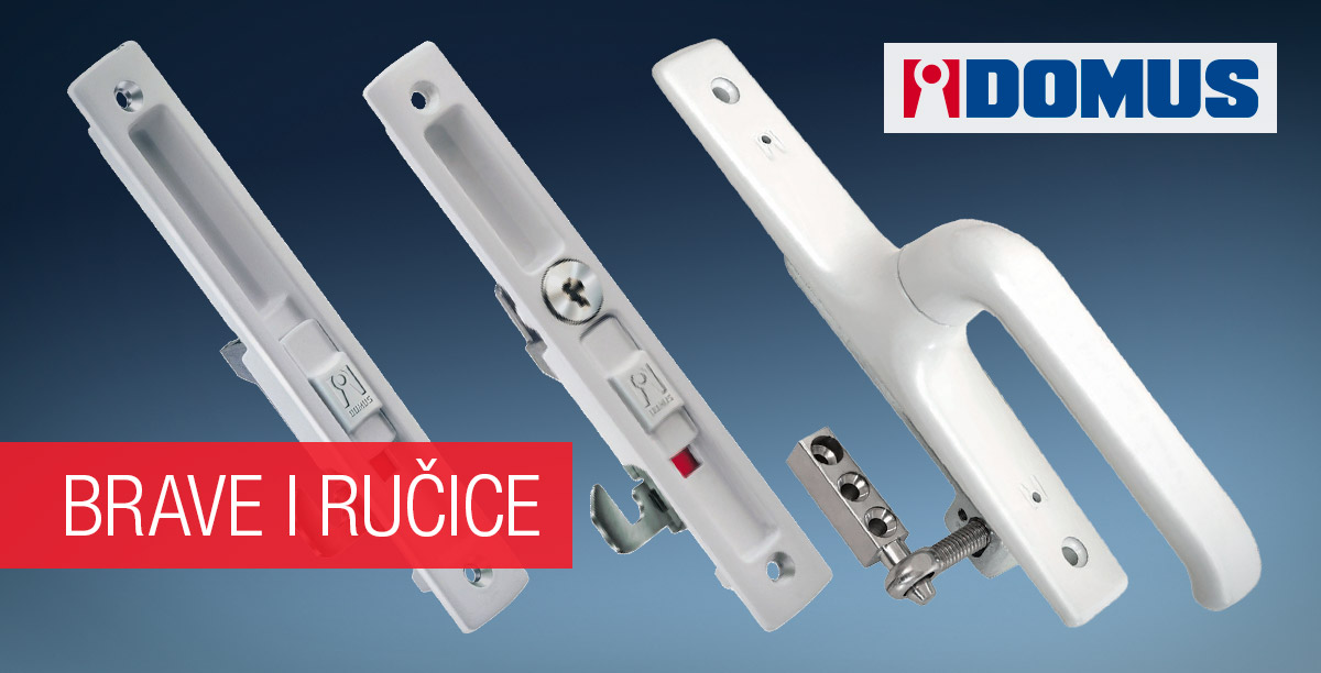 Domus Kliklok brave i ručice za klizne sisteme