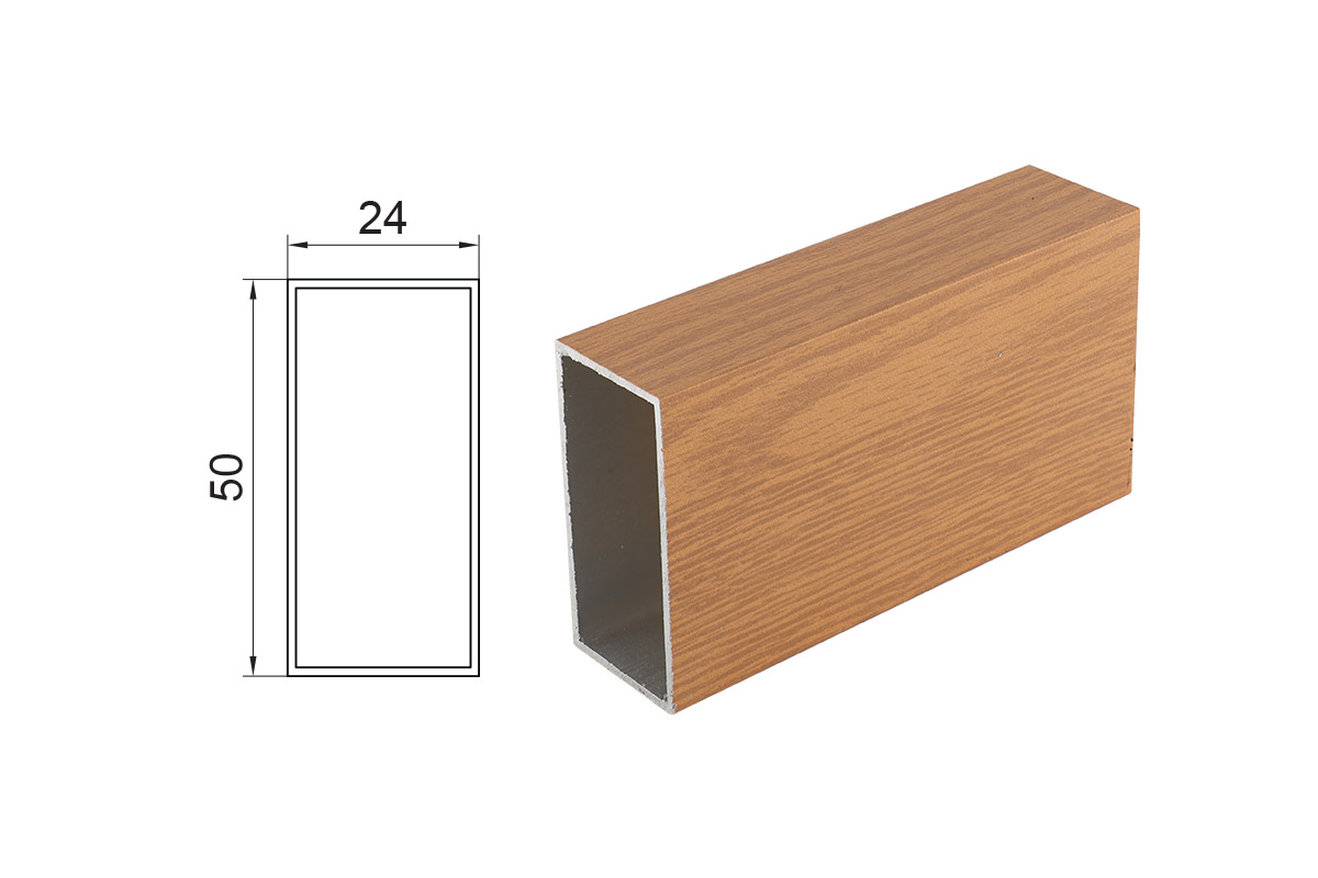 WPCF2719-ZH - aluminijumski panel za ograde 600x50x24x1.1 - zlatni hrast WPCF2719-ZH - aluminijumski panel za ograde 600x50x24x1.1 - zlatni hrast